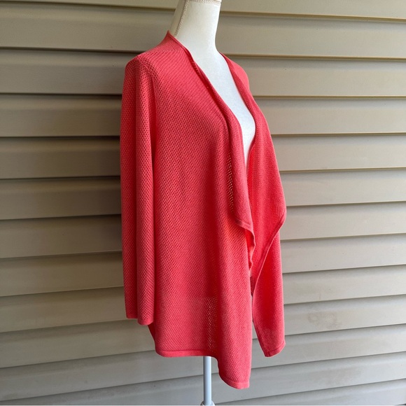 •J.Jill• Open Front Lightweight Cardigan Sweater - Size XL - Picture 4 of 8